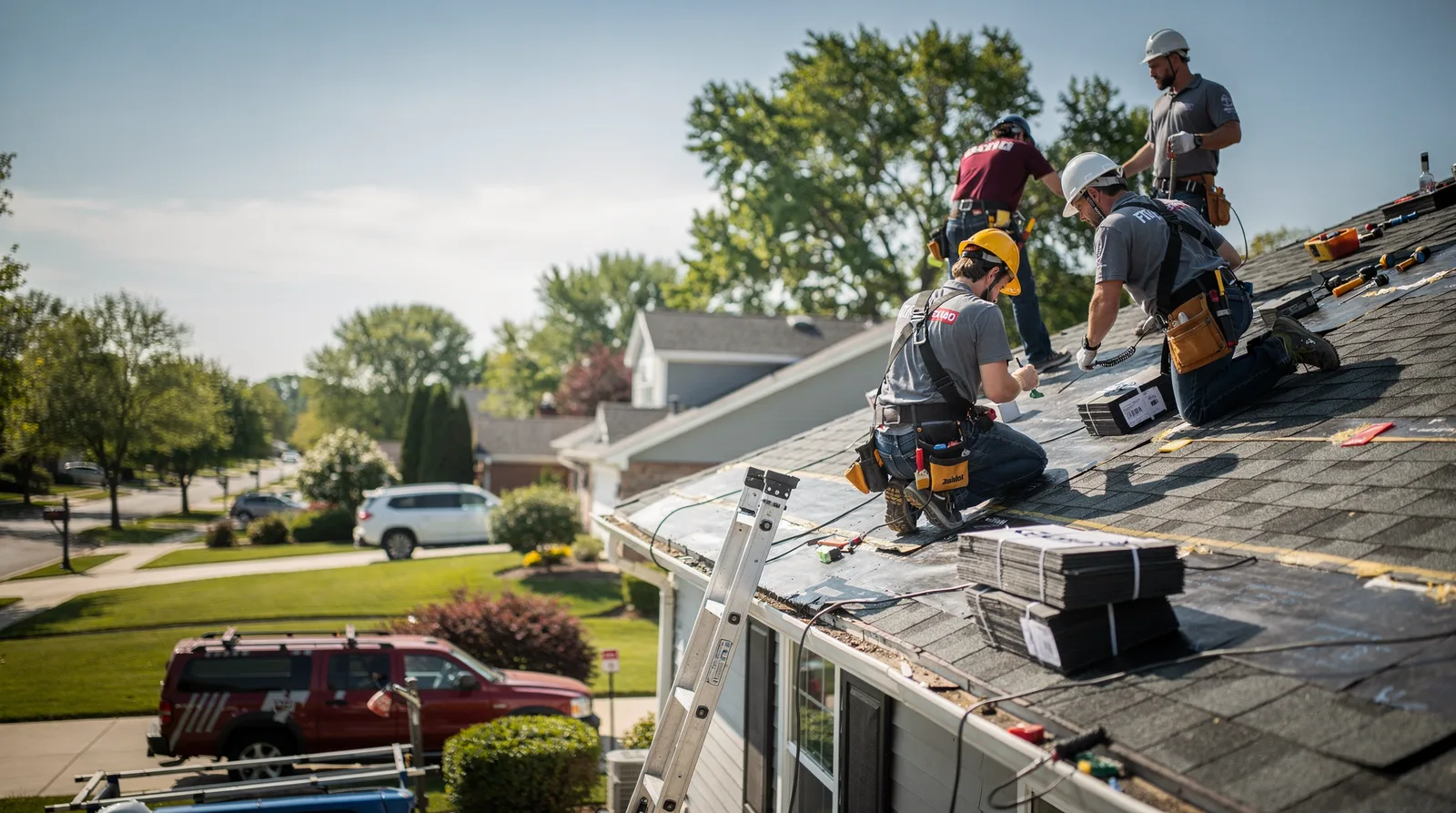 Roof Repair in New Baden, IL around you